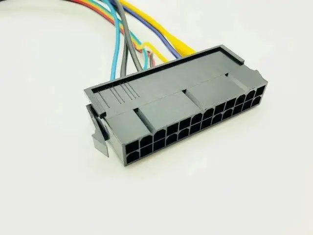 Alt view image 4 of 6 - 30cm ATX Main 24Pin to 6Pin PCI-E PSU Power Adapter Cable 18AWG Power Supply for HP Z220 Z230 SFF Server Workstation Motherboard