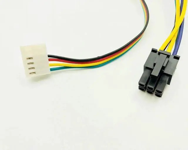 Alt view image 6 of 6 - 30cm ATX Main 24Pin to 6Pin PCI-E PSU Power Adapter Cable 18AWG Power Supply for HP Z220 Z230 SFF Server Workstation Motherboard