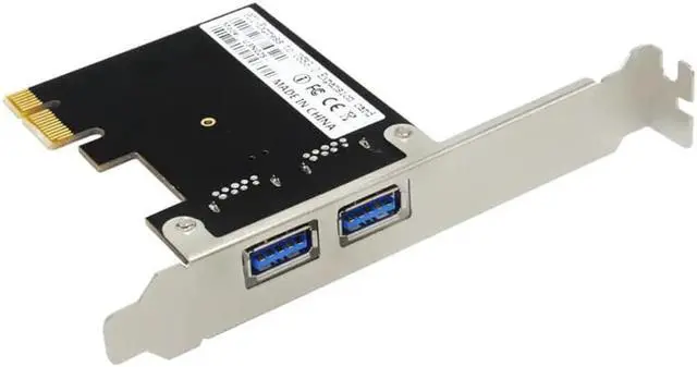 Alt view image 5 of 6 - USB 3.0 PCI-E Expansion Card External 2 Port USB3.0 PCIe Card with 2 Power Module NEC Chip for Desktop PC Computer