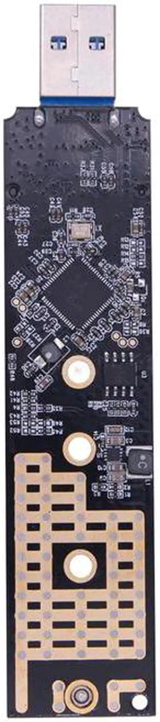Alt view image 4 of 5 - M.2 NVME to USB Adapter M-Key M.2 NGFF NVME to USB 3.1 Card Reader 10Gbps M.2 USB Adapter for Windows XP 7 8 10, MAC OS