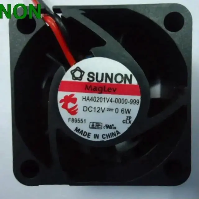 Main image of FOR 4020 40mm 4cm HA40201V4-0000-999 DC 12V 0.6W 2Wire Cooling Fan ultra-quiet fan