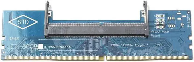 Alt view image 5 of 6 - Computer Components DDR4 Laptop SO-DIMM to Desktop DIMM Memory RAM Connector Adapter Desktop PC Memory Cards Transfer Adaptor