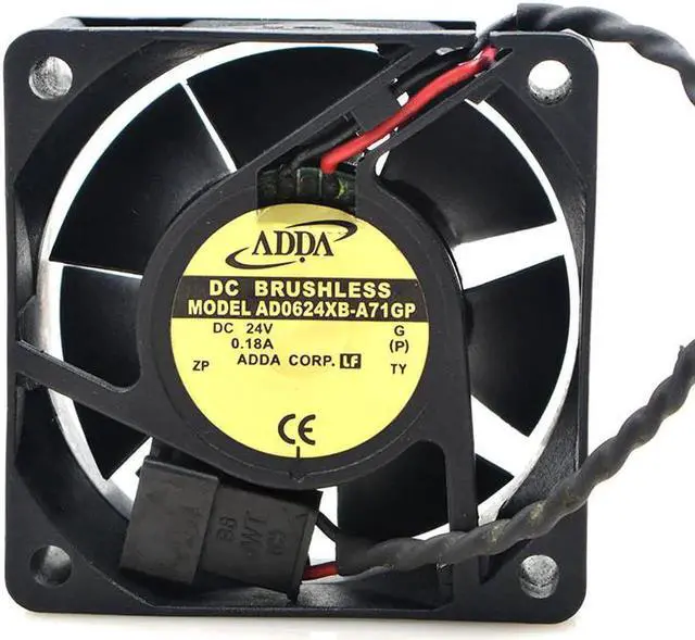 Alt view image 5 of 6 - FOR ADDA AD0624XB-A71GP 24V 0.18A 6025 inverter server cooling fan
