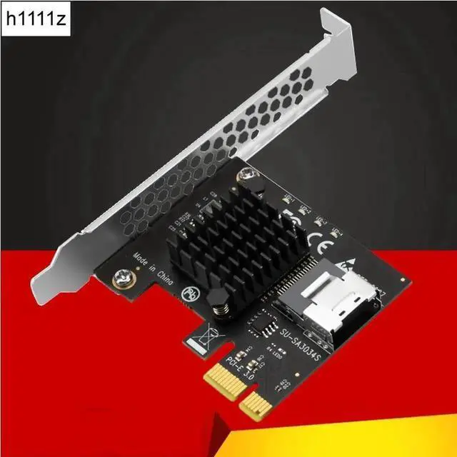 Main image of Chi a Mining PCIe to Mini SAS 8087 4 Port SATA 3 6G SSD Adapter PCI-e PCI Express X1 Controller Expansion Card Riser Add On Card