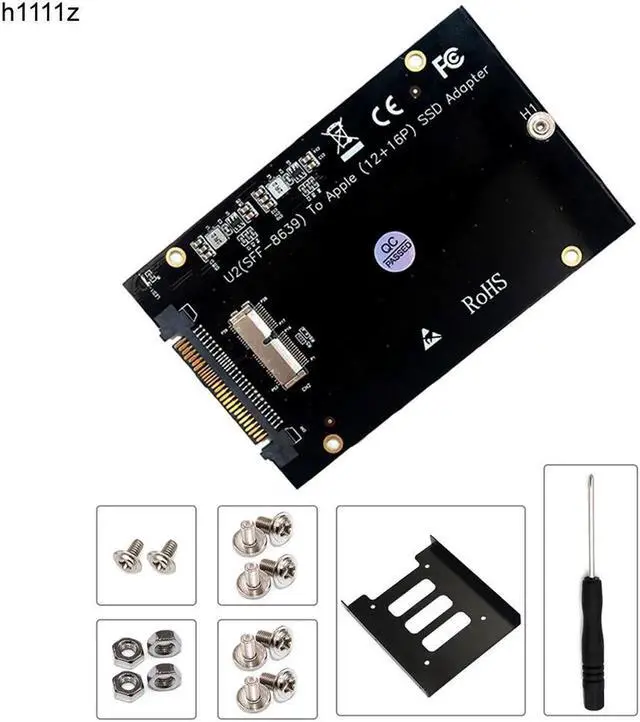 Main image of Adapter SSD M2 PCIe to SFF-8639 U.2 Adapter 3.5" SSD Bracket for MacBook Air Pro Retina 2013 2014 2015 2016 2017 12+16pin M2 SSD