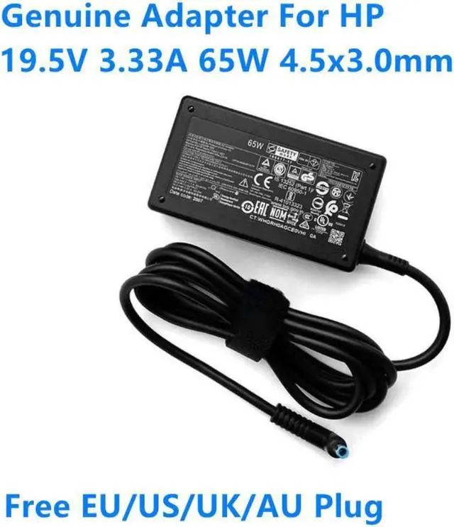 Main image of 19.5V 3.33A 65W TPN-CA16 TPN-LA16 TPN-LA17 AC Adapter For HP Laptop Power Supply Charger