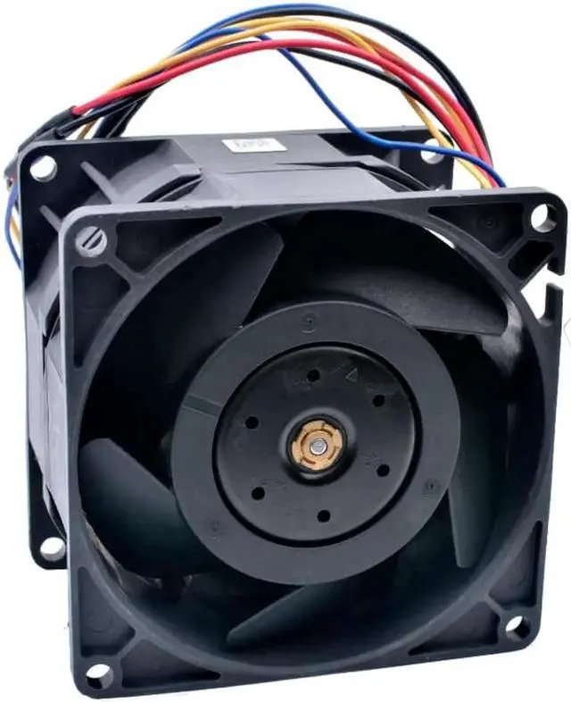 Alt view image 4 of 4 - PIH080M12P 80mm fan 80x80x56mm DC12V 12.00A 4 wires 4pin Ultra-high-speed and high-pressure cooling fan for server chassis