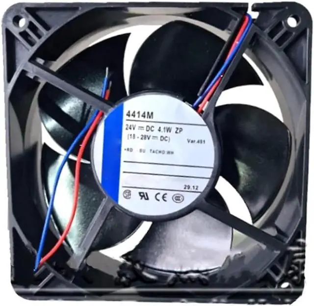 Alt view image 4 of 4 - LICHIFIT Inverter Cooling Fan for ebmpapst 4414M DC24V 4.1W Frequency Converter Cooling Fan Replacement