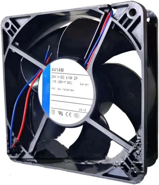 Alt view image 2 of 4 - LICHIFIT Inverter Cooling Fan for ebmpapst 4414M DC24V 4.1W Frequency Converter Cooling Fan Replacement