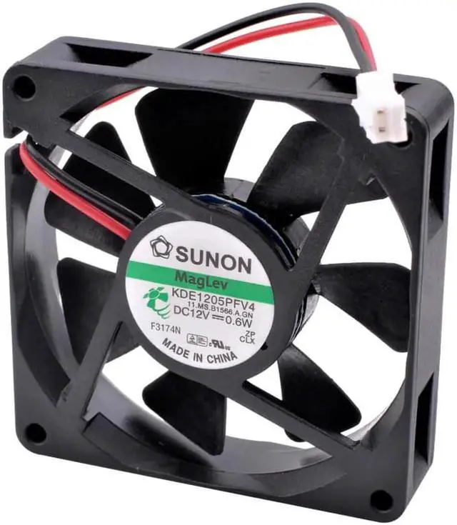 Alt view image 2 of 4 - KDE1205PFV4 5cm 50x50x10mm 50mm fan DC12V 0.6W Small mini computer case motherboard CPU cooling fan