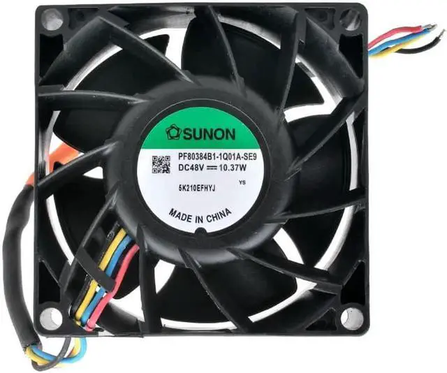 Main image of PF80384B1-Q01A-SE9 8cm 80mm fan 80x80x38mm DC48V 10.37W 4 lines Cooling fan for server inverter car