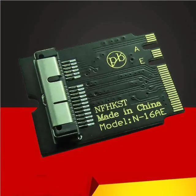 Alt view image 2 of 3 - M.2 Wifi Adapter BCM943602CS BCM94360CS BCM94331CSAX BCM943224PCIEBT2 BCM94360CD Wireless Card to A+E Key Adapter for PC MAC OS