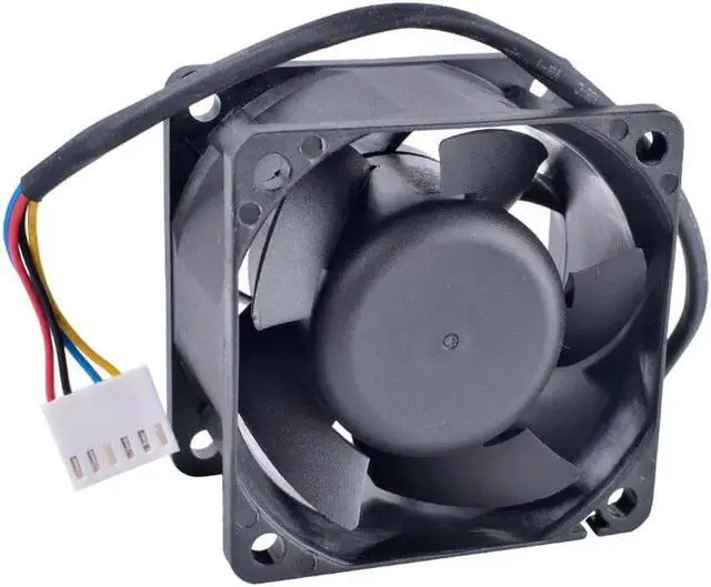 Alt view image 4 of 4 - PSD1206PMBX-A 6cm 60mm fan 6038 12V 18W Double ball bearing large air volume server cooling fan