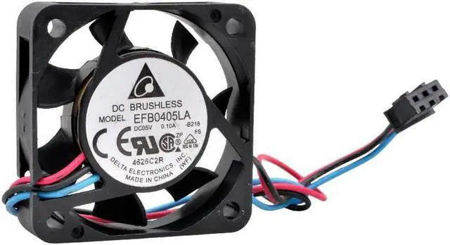 Alt view image 3 of 4 - EFB0405LA 4CM 40mm fan 40x40x10mm 4010 DC5V 0.10A 3 lines 3pin Cooling fan for IPC power monitor host