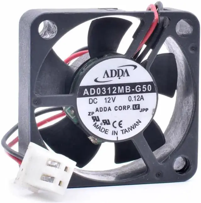 Alt view image 3 of 4 - AD0312MB-G50 3010 3cm 30mm fan 30x30x10mm DC12V 0.12A set-top box router micro cooling fan
