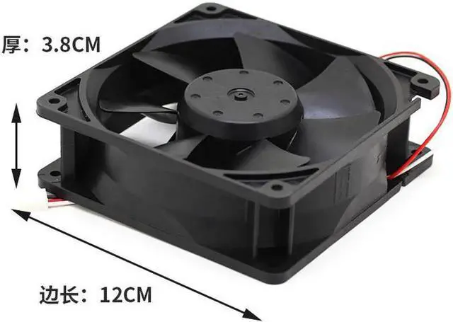 Alt view image 3 of 4 - For NMB 4715KL-05W-B30 4715KL-05W-B39 12038 24V 0.36A double ball frequency converter axial cooling fan
