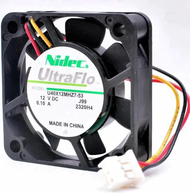 Alt view image 2 of 4 - U40X12MHZ7-53 4cm 40mm fan 4010 40x40x10mm DC12V 0.10A LCD fan with large air volume and small cooling fan