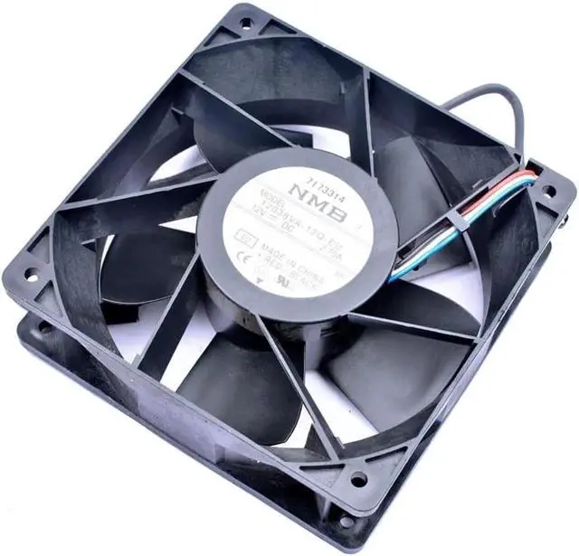 Alt view image 2 of 4 - 12038VA-12Q-EU 12cm 120x120x38mm 120mm fan DC12V 2.70A chassis server high-volume cooling fan