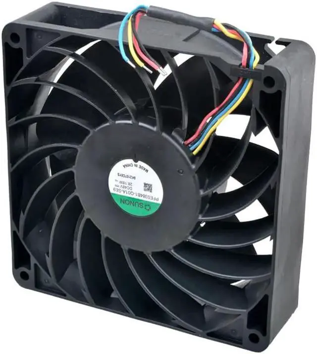 Alt view image 4 of 5 - PFE0384B1-Q01A-SE9 14cm 140mm fan 140x140x38mm DC48V 28.18W 4 lines Cooling fan for server inverter car