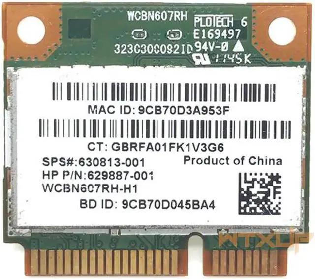 Main image of RALINK Rt3592 rt3592bc8 Dual band 300Mbps Wifi For hp 4430s 4230s 4730s 4530s Card 630813-001 half Mini PCI-E Wireless card