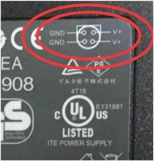 Alt view image 2 of 2 - DELTA 12V 7.5A 4PIN 90W DPS-90FB A Power Supply AC Adapter Charger