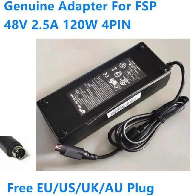 Alt view image 2 of 2 - AC Adapter For FSP FSP120-AFB 48V 2.5A 120W 4PIN Power Supply Charger