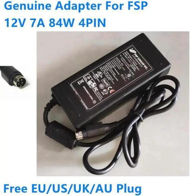 Main image of 12V 7A 84W 4PIN FSP FSP084-DMAA1 FSP084-DIBAN2 Power Supply AC Adapter For Laptop Charger