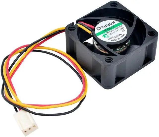 Alt view image 4 of 4 - MB40201VX-0000-G99 4cm 40mm fan 40x40x20mm DC12V 1.38W 3pin Cooling fan for 1U power supply