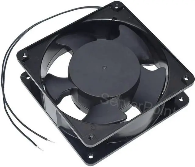Alt view image 2 of 2 - For AA1282HS-AT Server Square Fan AC 220-240V 50/60Hz 2-Wire