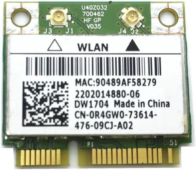 Main image of For DW1704 1704 BCM943142HM Mini PCI-E WLAN Wireless Wifi Card 802.11N Support Bluetooth 4.0 for 17TR 15TR 17R 15R