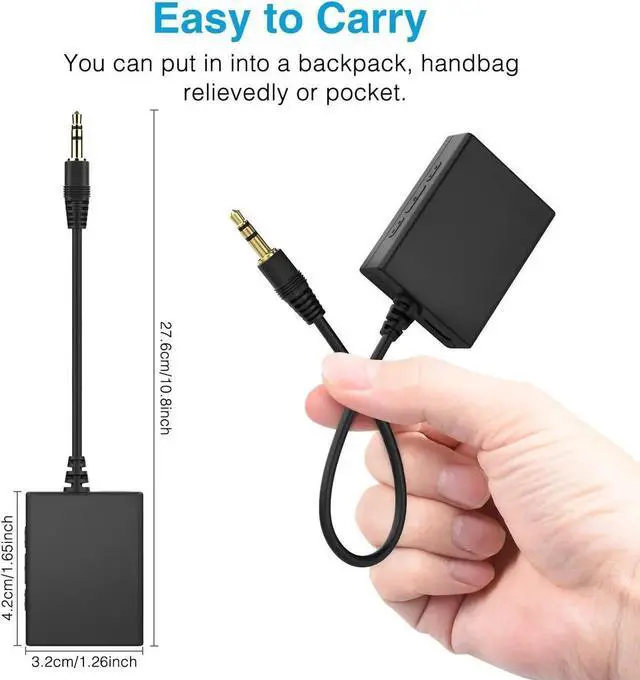 Alt view image 4 of 7 - USB to Aux Audio Adapter 3.5mm Male to USB Female Adapter for Playing Music with USB Drive in Your Car