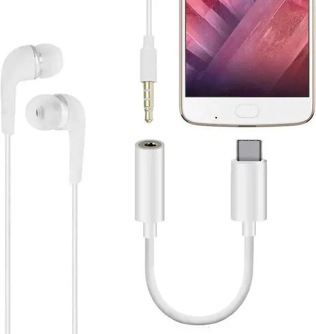 Alt view image 2 of 7 - Samsung Galaxy S23 Headphone Adapter USB C to AUX Mic Jack with PD 60W Fast Charging for Stereo Earphones Compatible with Samsung Galaxy S23 S22 S21 S21+ Google Pixel 6 5 4 3 XL