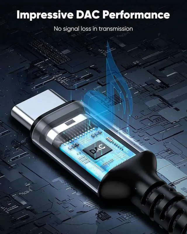 Alt view image 4 of 7 - USB C to 3.5mm Aux Audio Cable (2-Pack 3.3FT) for iPhone 16/15 iPad Pro Galaxy S23 S22 S21 Android Pixel Headphone Type C to 3.5mm Headphone Car Stereo Cord