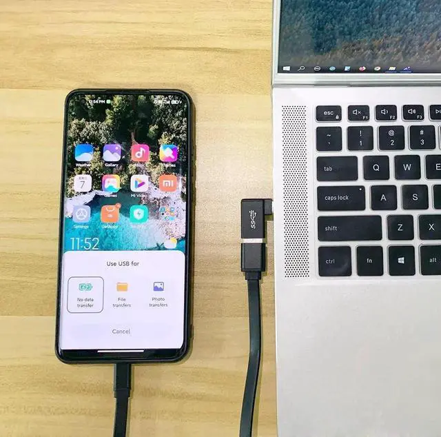 Alt view image 7 of 7 - USB C to USB 3.0 Adapter 90 Degree (3 Pack) USB-A 3.0 Female to USB-C 3.1 Male Right Angle OTG Adapter Compatible with MacBook Pro Laptop Galaxy Type-C Phones and More