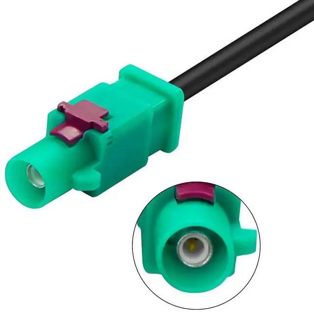 Alt view image 5 of 7 - Car Universal Vehicle Radio Antenna Adapter,Fakra Z Male to DIN ISO Male Plug Antenna Connector Cable for Car Audio HD Radio Head Unit CD Media Receiver-30CM (2 PCS)