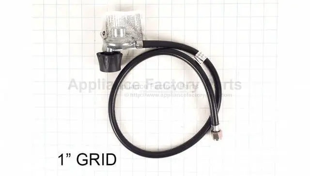 Alt view image 2 of 2 - Appliance Factory Parts GPC2700J-14-01 Regulator & Hose (18 IN')