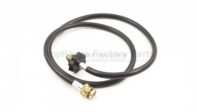 Alt view image 4 of 5 - Char-Broil 7484633P04 4' hose Needs regulator Read ext. info**