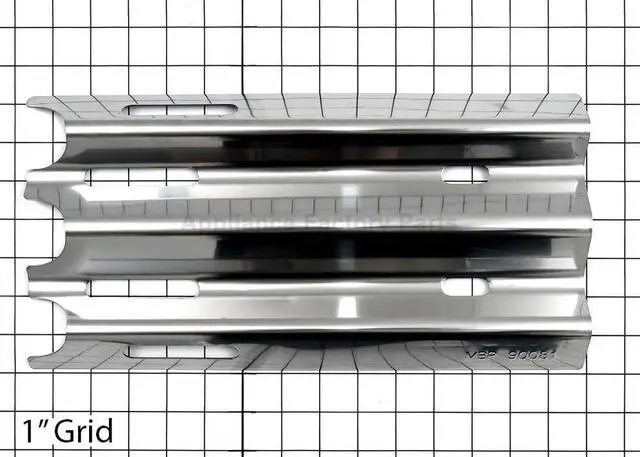 Alt view image 2 of 3 - Appliance Factory Parts 90081 heat plate, ss, 14.5 x 7.25; Jenn Air, V