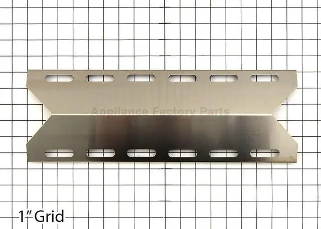 Alt view image 2 of 4 - Appliance Factory Parts 92341 heat plate, 304 ss, 17.3125 x 5.6875, Ch