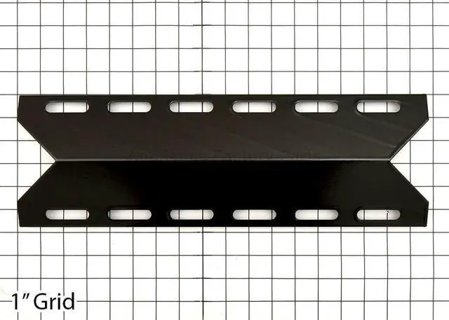 Alt view image 4 of 4 - Appliance Factory Parts 92341 heat plate, 304 ss, 17.3125 x 5.6875, Ch