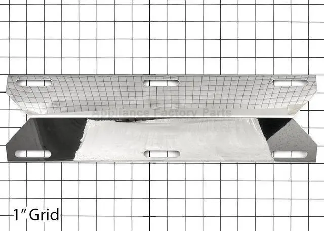 Alt view image 2 of 5 - Appliance Factory Parts 93041 heat plate, 304 ss, 17.3125 x 4.9375, Ch