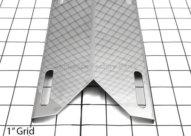 Alt view image 3 of 5 - Appliance Factory Parts 93041 heat plate, 304 ss, 17.3125 x 4.9375, Ch