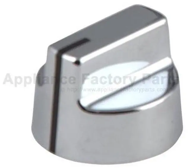 Alt view image 3 of 3 - Char Broil g430-0026-w2 Control Knob. Chrome plated control knob