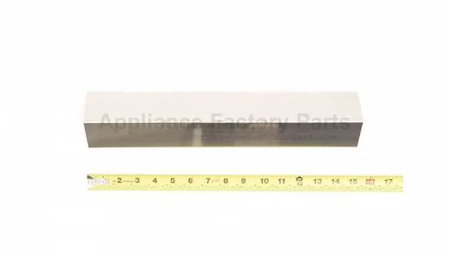 Alt view image 2 of 2 - Appliance Factory Parts 94251 heat plate, Stainless 15.1875 x 3.125; B