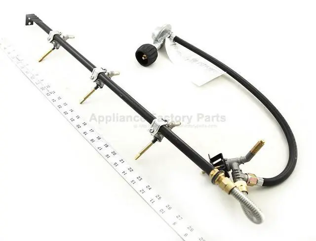 Main image of Char-Broil G515-4300-W1 Hose Valve Regulator Assembly. Measures