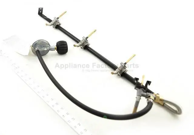 Alt view image 2 of 3 - Char-Broil G515-4300-W1 Hose Valve Regulator Assembly. Measures