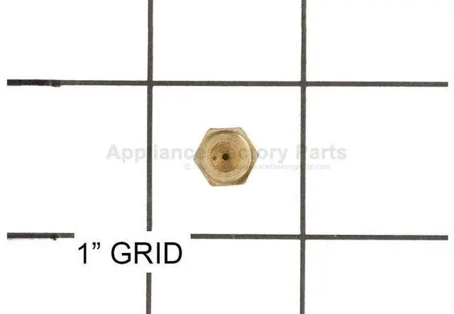 Alt view image 2 of 2 - Appliance Factory Parts N455-0038 #58 Main Burner Orifice - Propane Units