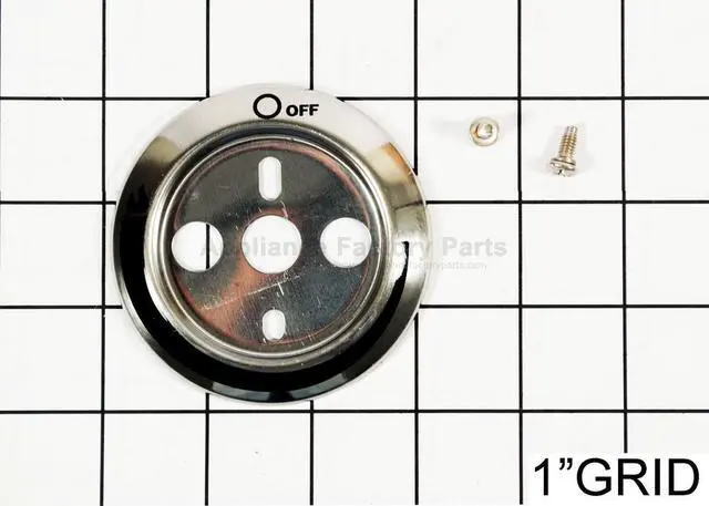 Alt view image 2 of 3 - Char-Broil G351-0060-W1 Bezel For Control Knob. Stainless steel