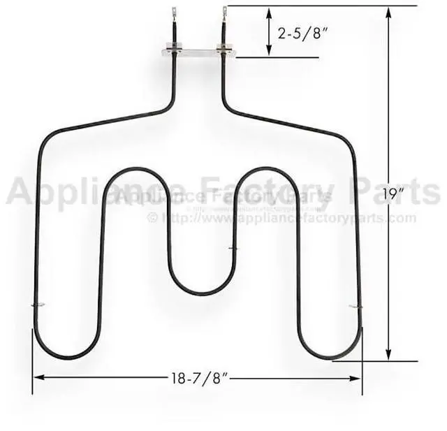 Alt view image 5 of 6 - Appliance Factory Parts WB44T10014 BAKE ELEMENT AFTERMARKET