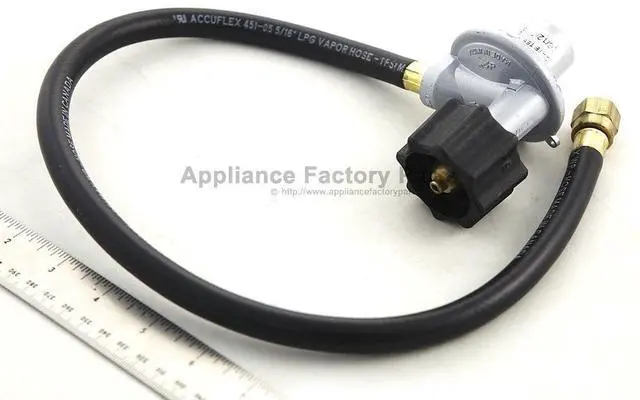 Alt view image 4 of 4 - Appliance Factory Parts 80012 regulator and hose READ ADD. INFO